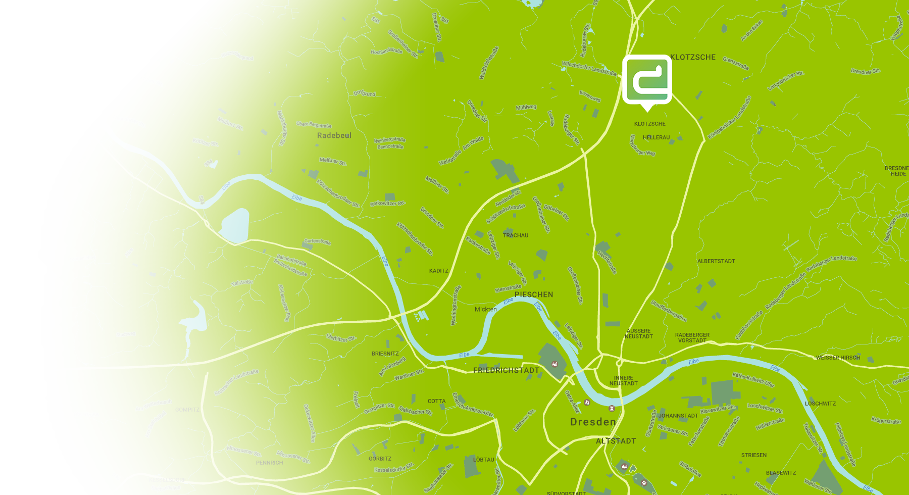 Karte mit Standort von ducito